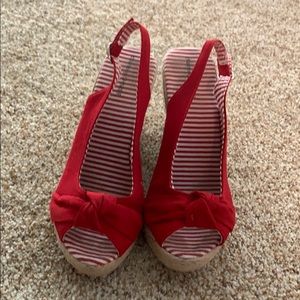 Red wedges